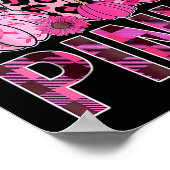 10月に我々は衣服ピンクカボチャ乳がん戦争 ポスター (角)