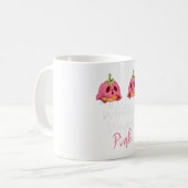 10月に我々は衣服ピンクカボチャ乳癌 コーヒーマグカップ (正面左)