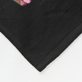 10月に我々は衣服ピンクヒョウ猫乳がん フリースブランケット (角)