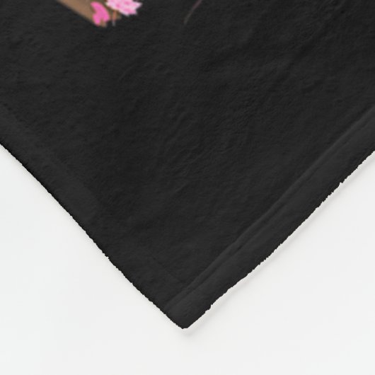 10月に我々は衣服ピンクヒョウ猫乳がん フリースブランケット (角)