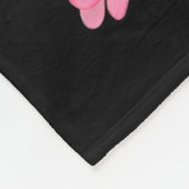 10月に我々は衣服ピンクフラミンゴ乳癌アワ フリースブランケット (角)