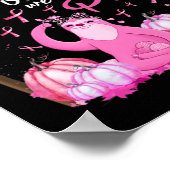 10月に我々は衣服ピンクリボンスロース乳がん ポスター (角)