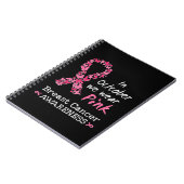 10月に我々は衣服ピンク乳がん認識度 ノートブック (左側)