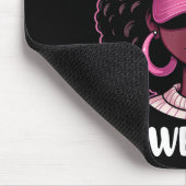 10月に我々は衣服ピンク乳がん認識度Bl マウスパッド (コーナー)