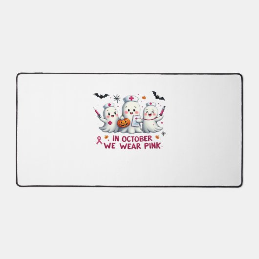 10月に我々は衣服ピンク乳がん認識度Cl デスクマット (正面)