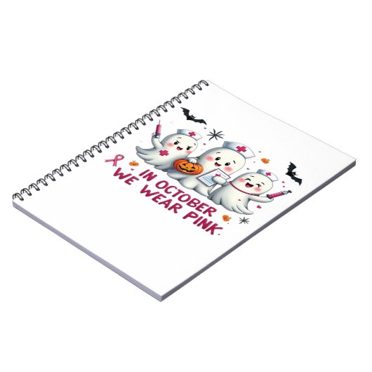 10月に我々は衣服ピンク乳がん認識度Cl ノートブック (左側)