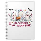 10月に我々は衣服ピンク乳がん認識度Cl ノートブック (正面)