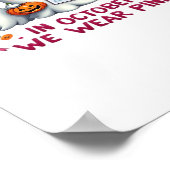 10月に我々は衣服ピンク乳がん認識度Cl ポスター (角)