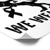 10月に我々は衣服ピンク乳がん認識度Di ポスター (角)