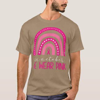 10月に我々は衣服ピンク乳がん認識度Ra Tシャツ