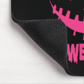 10月に我々は衣服ピンク乳癌ハロウィーンPu マウスパッド (コーナー)