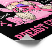 10月に我々は衣服ピンク格言乳がんアワーン ポスター (角)