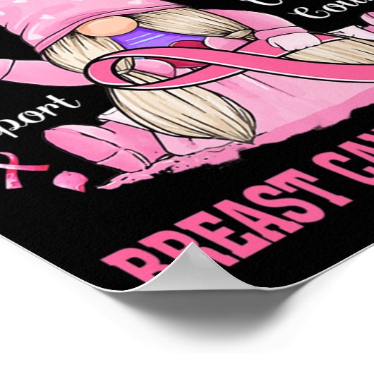 10月に我々は衣服ピンク格言乳がんアワーン ポスター (角)