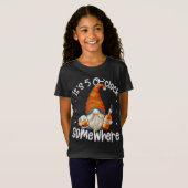 10月に我々は衣服ピンク格言乳がんアワーン Tシャツ (正面フル)