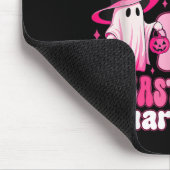 10月に我々衣服ピンクかわいい幽霊乳がんA マウスパッド (コーナー)