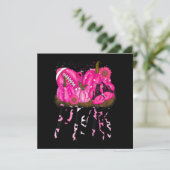 10月に我々衣服ピンクサッカーボクシング胸缶 招待状 (スタンド正面)