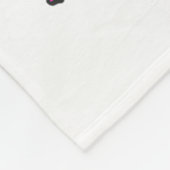 10月に我々衣服ピンク乳がん認識度Ha フリースブランケット (角)