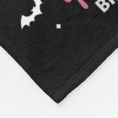 10月に私たち衣服ピンクシャツ幽霊乳がん フリースブランケット (角)