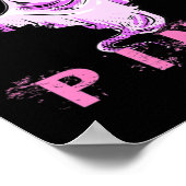 10月に私たち衣服ピンクリボン幽霊乳がん ポスター (角)