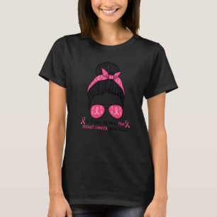 10月に私たち衣服ピンクMessy Bun Premium_1 Tシャツ
