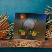 10月に~を食べる フォトプラーク (側面)