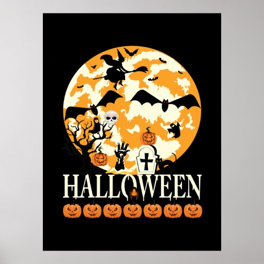 10月のあるハロウィーンの世界 ポスター (正面)