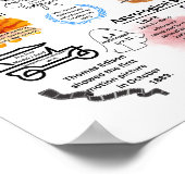 10月のおもしろいファクトポスター ポスター (角)