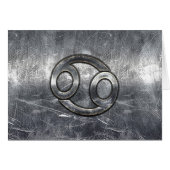 10月のがん〔占星術の〕十二宮図の動揺して記号 (正面横)