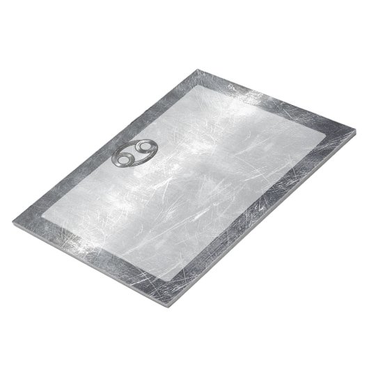 10月のがん〔占星術の〕十二宮図の動揺して記号 ノートパッド (アングル)