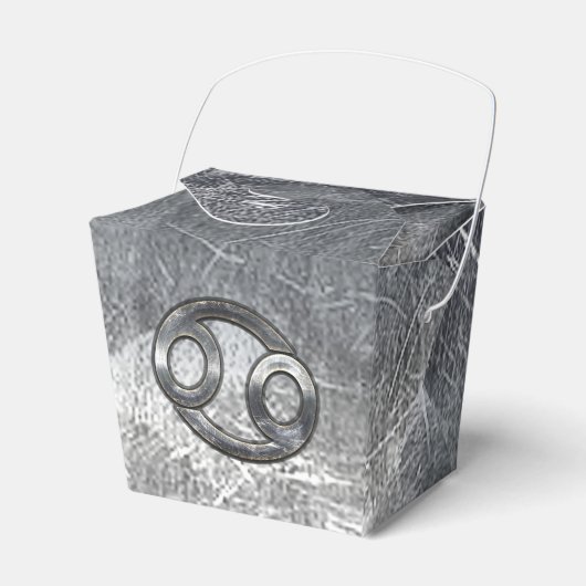 10月のがん〔占星術の〕十二宮図の動揺して記号 フェイバーボックス (正面サイド)