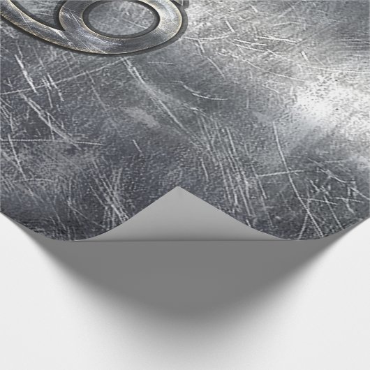 10月のがん〔占星術の〕十二宮図の動揺して記号 ラッピングペーパー (角)