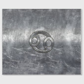 10月のがん〔占星術の〕十二宮図の動揺して記号 ラッピングペーパー (フラット)