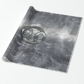 10月のがん〔占星術の〕十二宮図の動揺して記号 ラッピングペーパー (アンロールド)