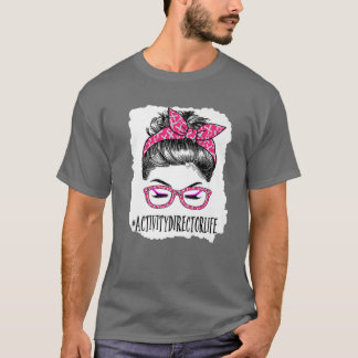 10月のアクティビティディレクターWe衣服ピンクMessy Bu Tシャツ