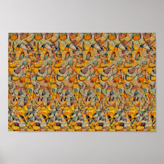 10月のギフト – 隠し3Dプリント ポスター (正面)