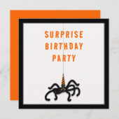 10月のサプライズパーティー 招待状 (正面/裏面)