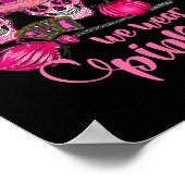 10月のハロウィーンWe衣服乳がんアワレネ ポスター (角)