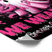 10月のピンクシャツ ゴースト 乳がん ポスター (角)