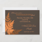 10月のフェルン招待カード 招待状 (裏面)