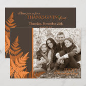 10月のフェルン招待カード 招待状 (正面/裏面)