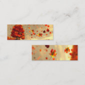 10月のブリーズブックマークに乗る スキニー名刺 (正面/裏面)