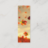 10月のブリーズブックマークに乗る スキニー名刺 (裏面)