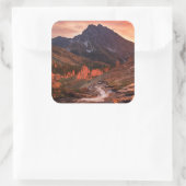 10月のヘッドライト流域 スクエアシール (バッグ)