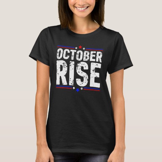 10月の上昇 Tシャツ (正面)