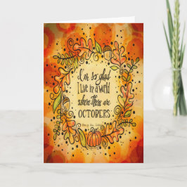 10月の世界 カード