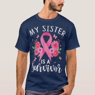 10月の乳がんサポート私の妹はSurviである Tシャツ