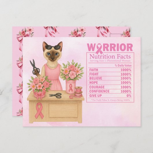 10月の乳がん認識度我々は衣服ピンク ポストカード (正面/裏面)