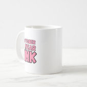 10月の乳がん認識度 コーヒーマグカップ (正面左)