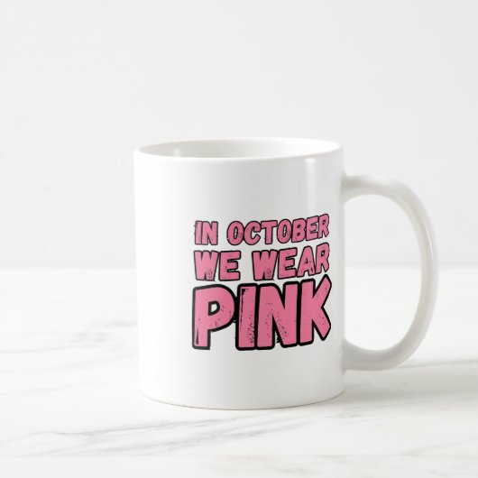10月の乳がん認識度 コーヒーマグカップ (右)