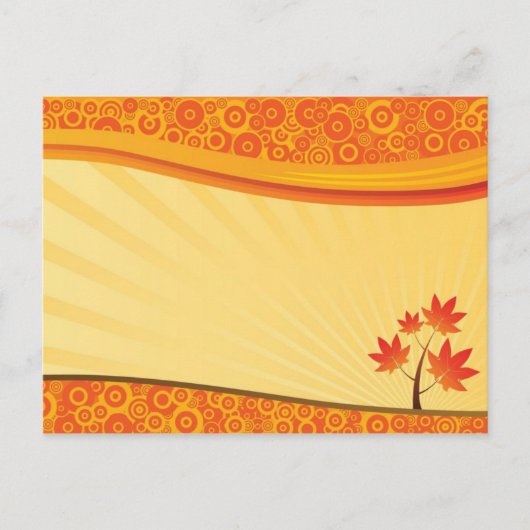 10月の喜び ポストカード (正面)